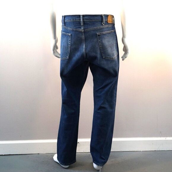 Polo Ralph Lauren Jeans Men Size 40x31 Varick Slim Straight Blue Denim Jeans - Picture 6 of 13